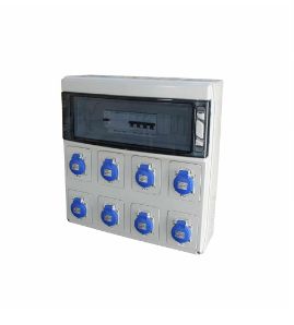 Mcidst0044 - Armoires électriques de chantier - H2MC - fil incandescent 650°C - Coffret tri 40A avec matériel Schneider Electric_2