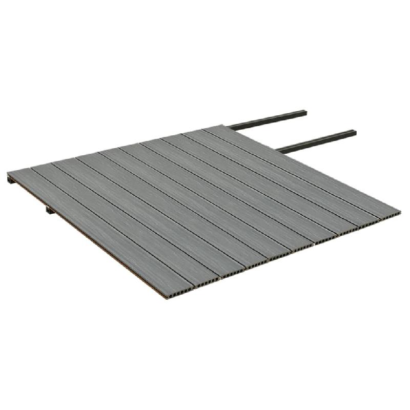 Vidaxl panneaux de terrasse et accessoires wpc marron/gris 20 m² 2,2 m 3070465_2