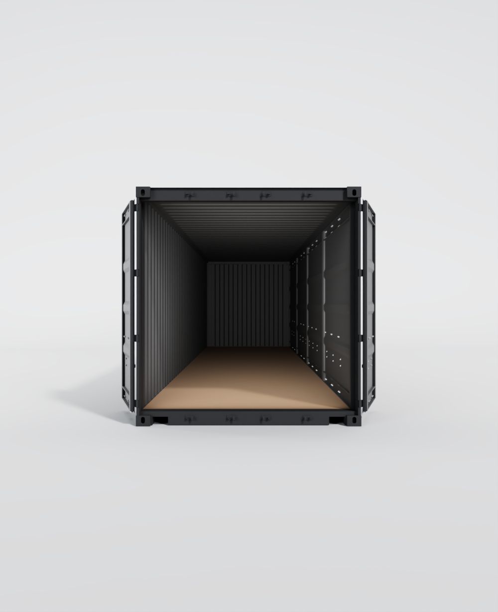 Container maritime 40 pieds - Open Side - Bluetainer - Options neuf ou occasion étanche/non étanche_2