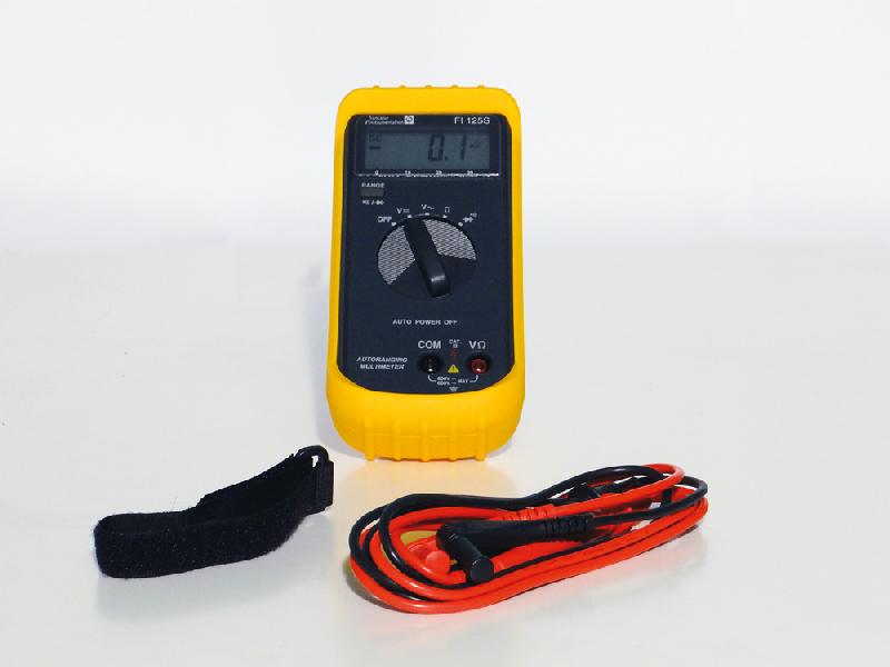 FI125S | Multimètre numérique portable RMS - 3 200 points - Protection 600 V CAT III_2