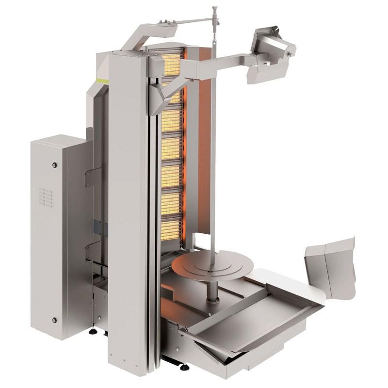 Grill Döner kebab gaz automatique 14 brûleurs max 280 kg_2