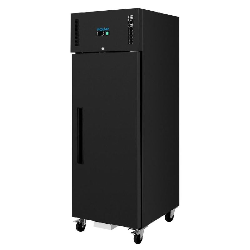 Armoire réfrigérée positive noire - 1 porte - série G - 537 L - Polar - PG020_2