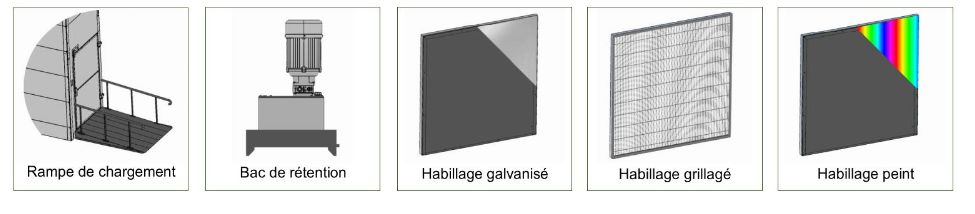 Monte-palettes Hamon - Charge 500 à 700 kg - Élévation jusqu'à 12 m - Dimensions personnalisables_2