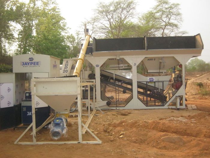 Centrale à béton avec mélangeur type réversible et casserole - 18 m3/h - ABP20R et ABP20P - Jaypee_2