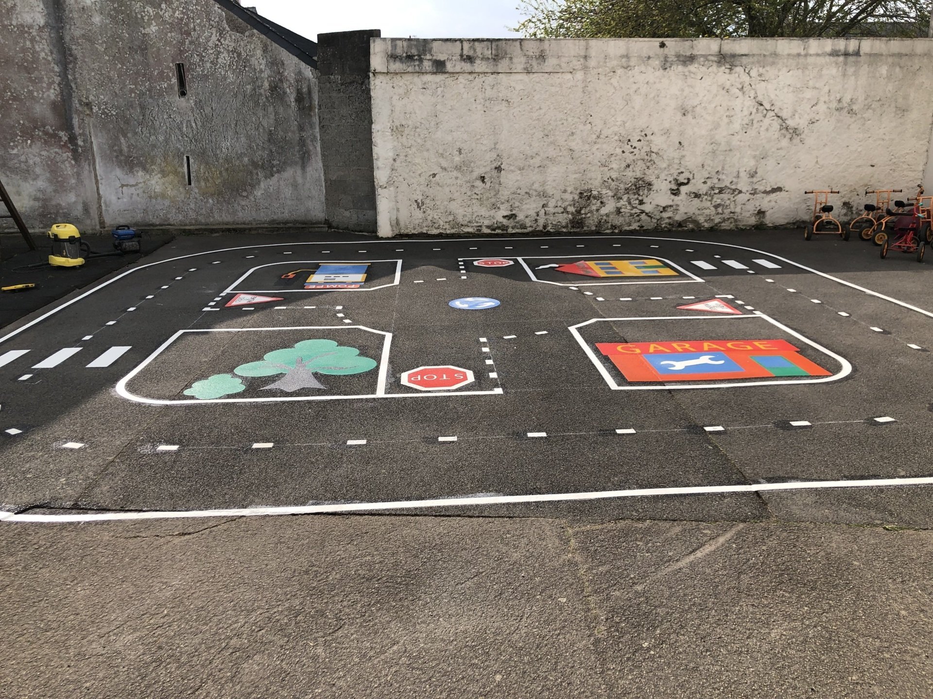 Jeux thermocollés - Pack complet circulation 8mx8m - Référence BTJTR8_2