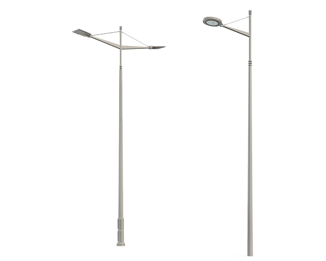Mât d'éclairage public aubane 13 / en acier galvanisé_2