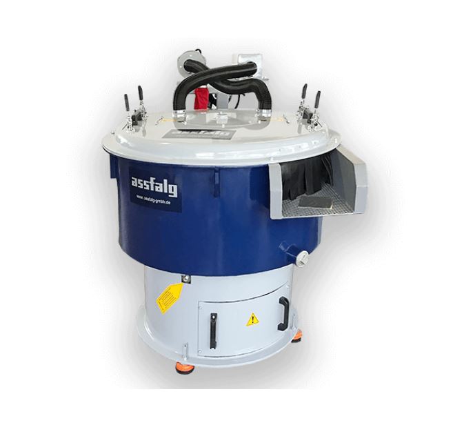 Machine de tribofinition RT 200 - Cuve en acier revêtue de plastique avec séchage sans tache et soufflerie d'air chaud_2