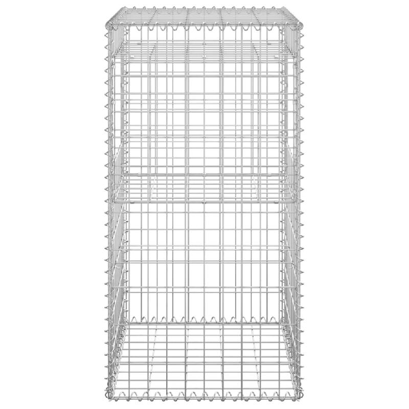 Vidaxl poteau à panier de gabion 50x50x100 cm fer 151268_2