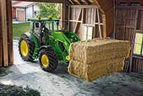 6105RC Tracteur agricole - John Deere - 105 ch, moteur 4,5L, 4 roues motrices et châssis intégral_2