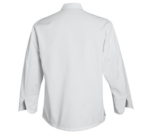 Absolute - Veste de cuisine homme - Clément Design - col officier arrondi, plastron asymétrique, tissu polyester et Lyocell_2