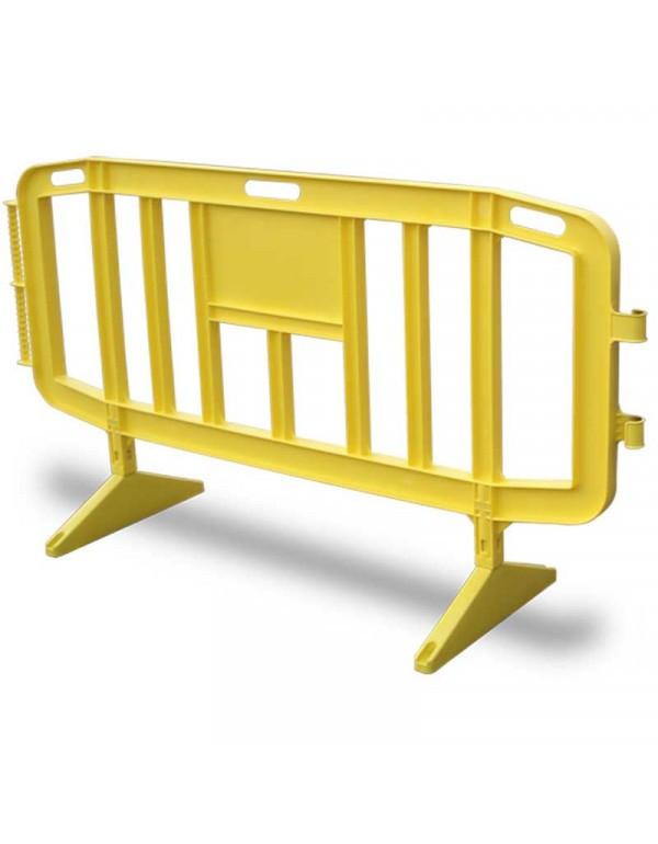 Barrière mobile en plastique - Polypropylène copolymère - Sérigraphiable - Adaptée aux sols irréguliers - 100% recyclable_2