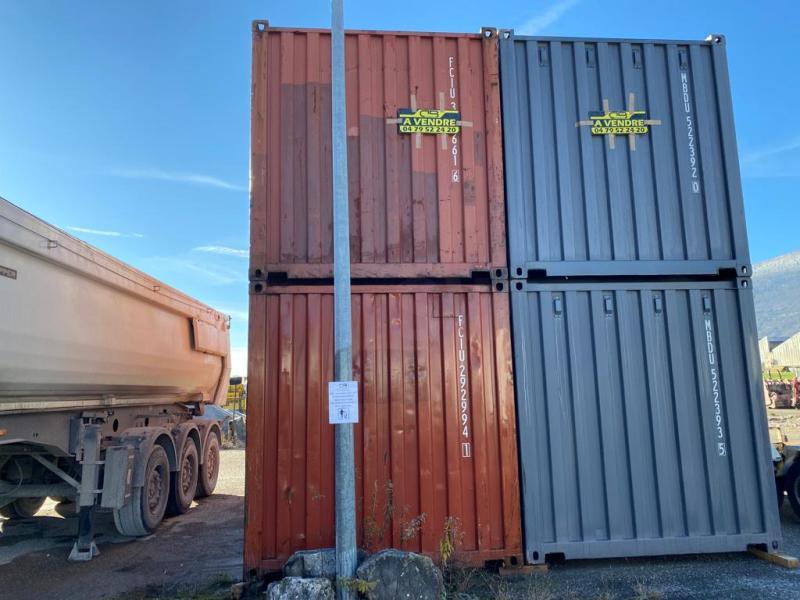 Container maritime d'occasion 20 pieds - Dernier voyage - Acier corten_2