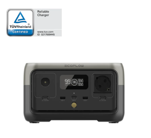 Kit station de charge portable Ecoflow River 2 - 600W - 256Wh avec panneau solaire pliable 50W_2