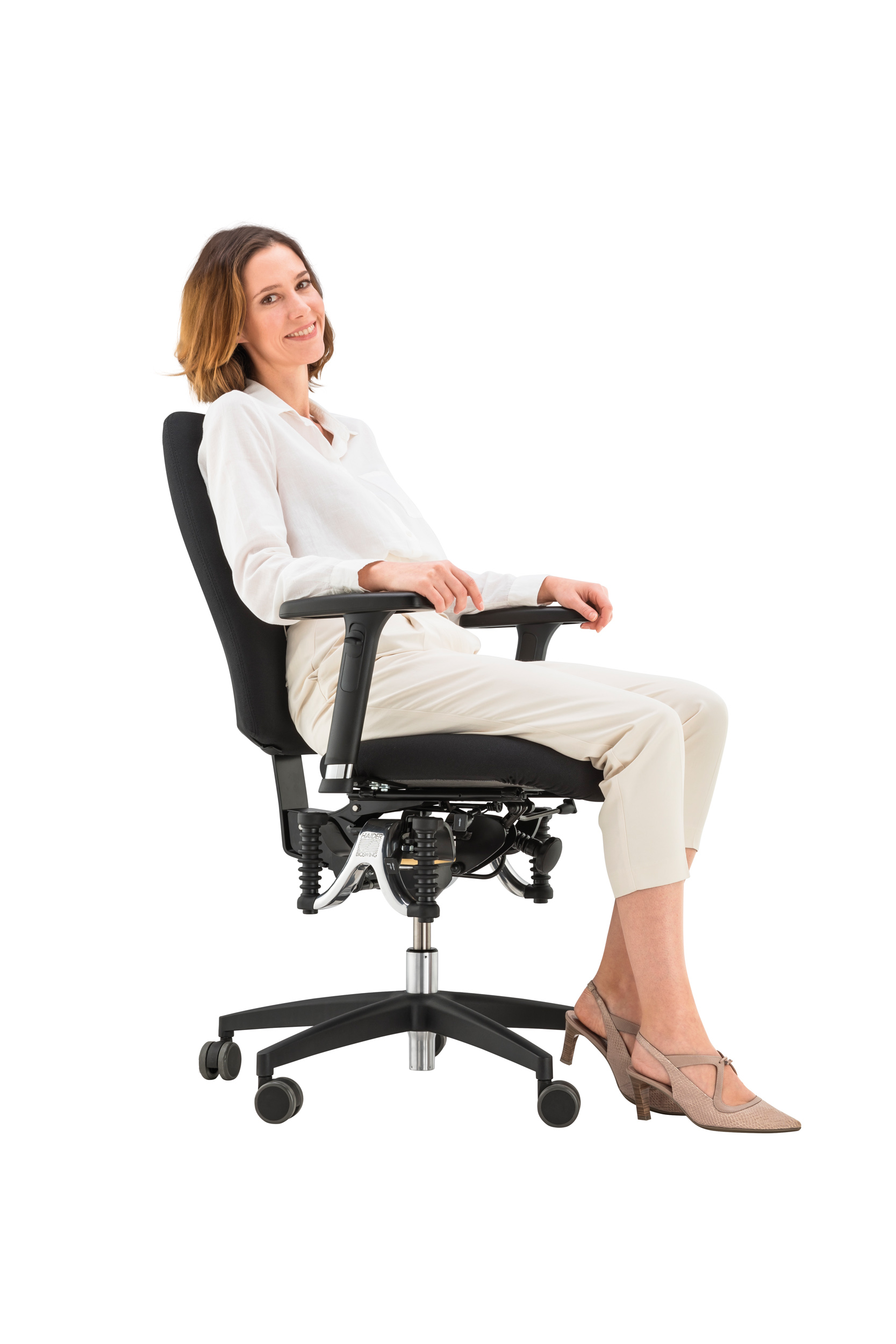 Siège de bureau pivotant, ergonomique avec accoudoirs réglables - 260 qi_2