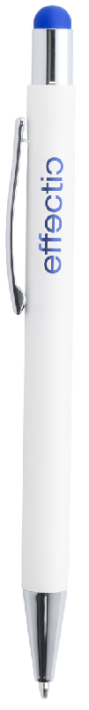 Stylo à bille stylet en aluminium - revêtement spécial pour gravure colorée - encre bleue_2