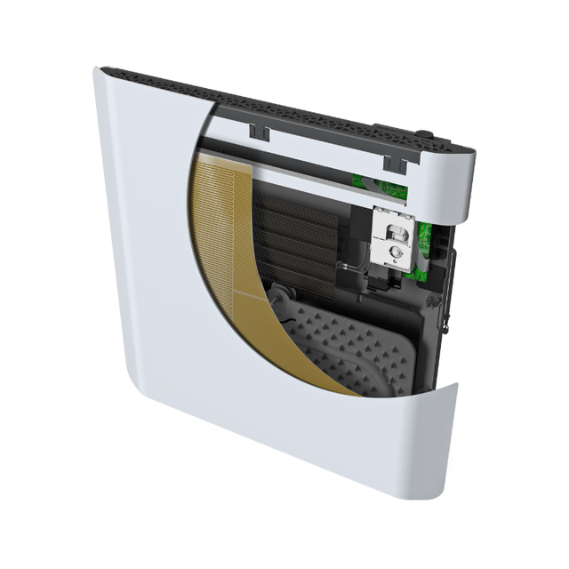 CALIDOO Nativ Radiateur connecté plinthe 1500W Blanc satiné - Intuis - M152415_2