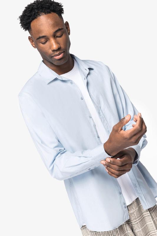 Chemise écoresponsable homme - 100% coton biologique - Réf: NS506IC_2