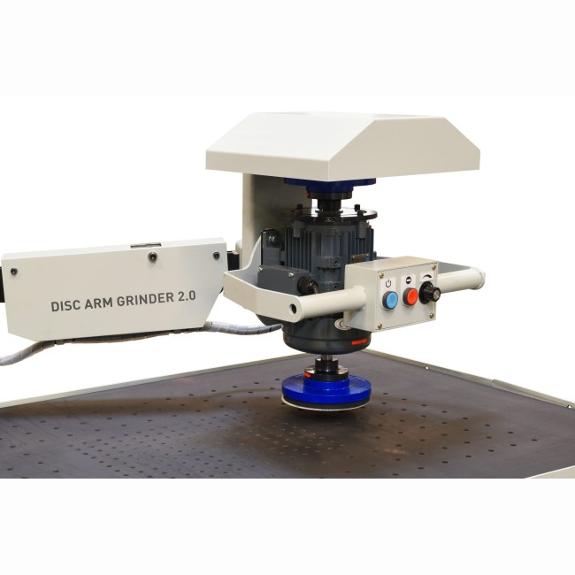 Ébavureuse VG-machines - Disc Arm Grinder 2.0 - Finition laser/plasma avec table aspirante et brosses interchangeables_2