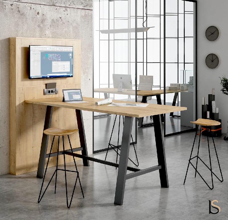 Table de réunion haute Pyramid - 180, Anthracite, Anthracite_2