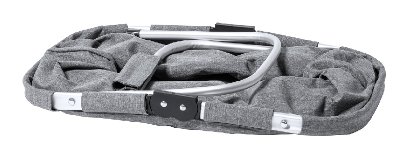 Panier pique-nique pliable en polyester 600D RPET - cadre en aluminium - poche frontale zippée - labélisé RPET_2