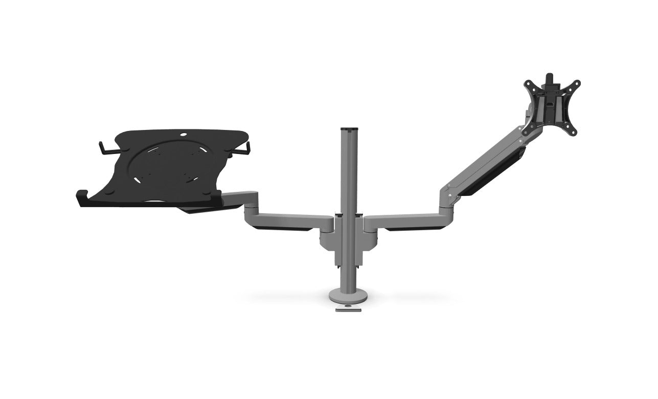 Bras modulable et configurable sur-mesure - support d'ordinateur portable - rotation 360° - poids supporté 2 à 24 kg - garantie 5 ans_2