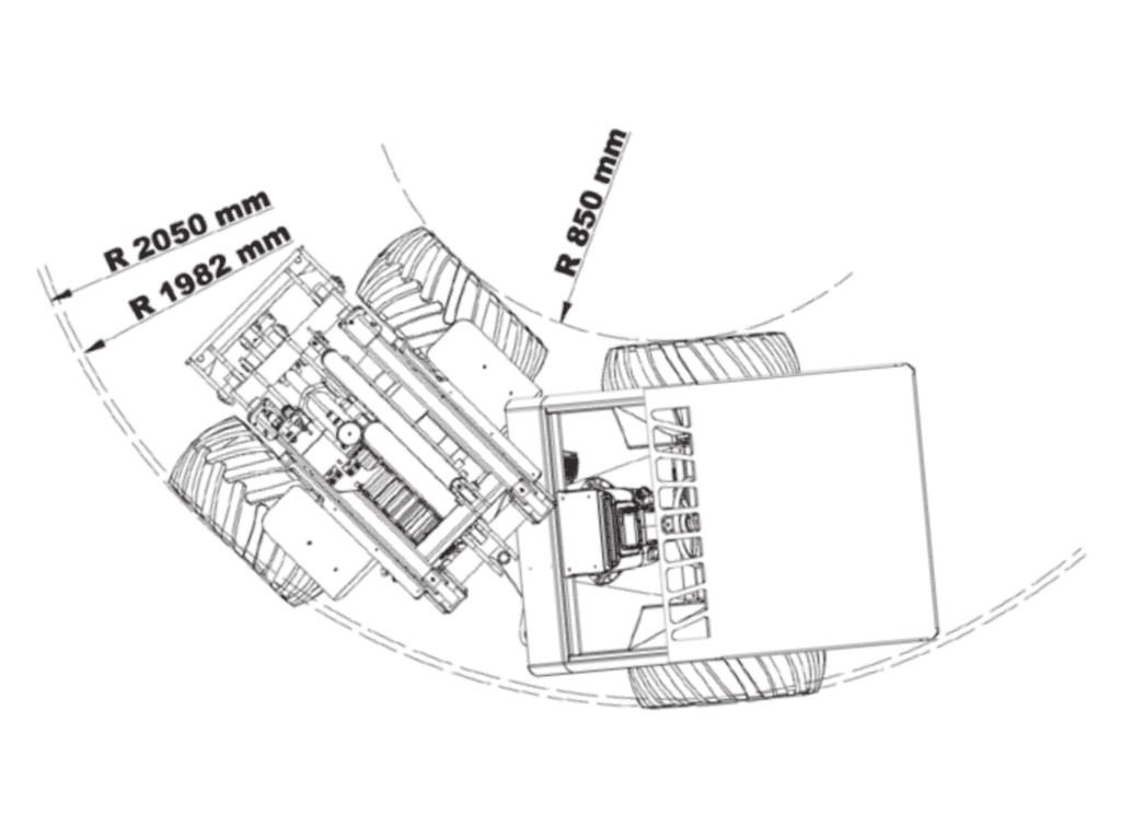 Chargeur articulé Cast Group 830D Carbon - Motorisation Kubota D1305 - 25 Cv - Bras télescopique_2