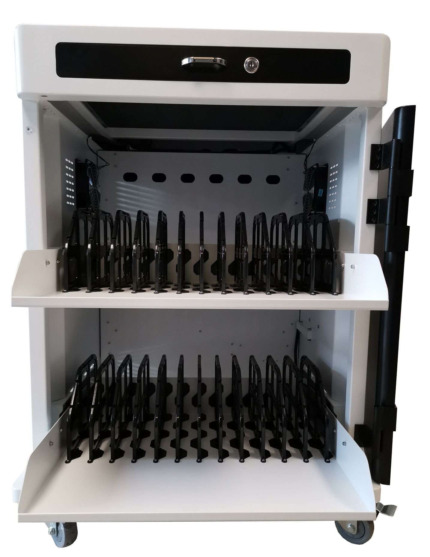 Chariot multimédia - 24 tablettes et/ou PC - Cartice 24 - Chargement sécurisé et intelligent_2