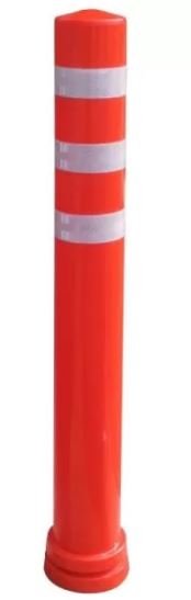 Potelet à mémoire de forme diamètre 80 mm - hauteur 660 cm - Série TPA660 - Polyuréthane avec bandes réfléchissantes_2