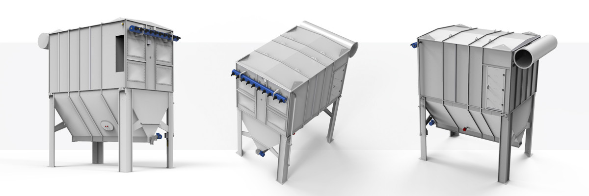 Dépoussiéreur à manches - dépoussiérage industriel à grand volume avec filtres FDAPC et ROBOCYCL'AIR_2