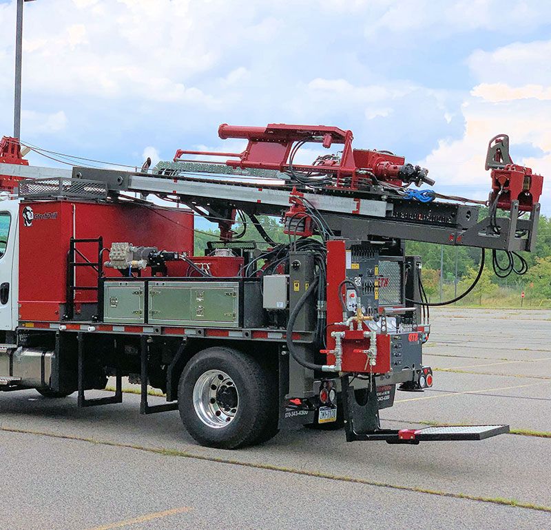 GT8-Max - Machine de sondage géotechnique compacte et robuste - GtechDrill - Course d’avance 11 pi/3,4 m_2