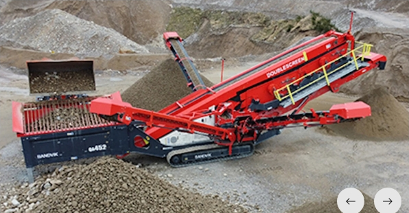 Crible mobile sur chenille à 3 étages - Technologie Doublescreen - Sandvik QA452_2