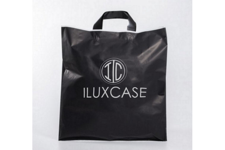 Sac plastique personnalisable sur-mesure - Poignées bretelle ou découpées - PE vierge ou recyclé - Minimum 50 microns_2