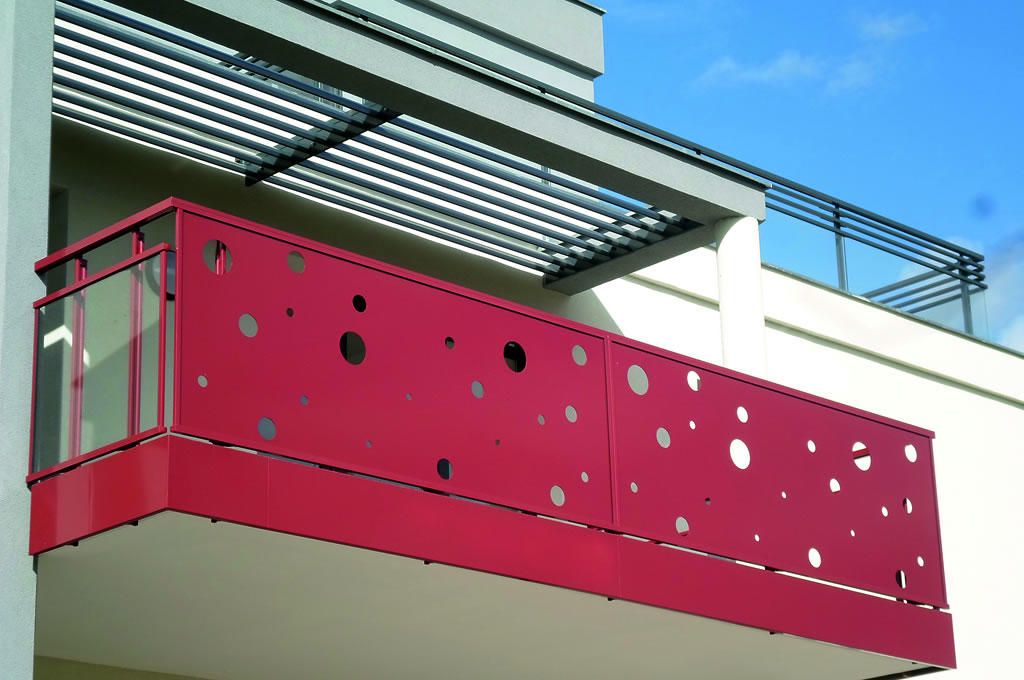 Areal - garde-corps - horizal - en aluminium - remplissage sur dalle_2