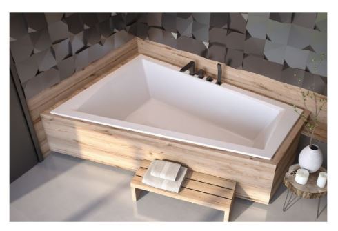 BAIGNOIRE D'ANGLE GAUCHE ULTIMA DUO 170 OU 180 CM ULTRA-SLIM_2