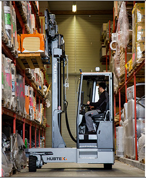 Chariot HUBTEX DQX avec visibilité à 360° et faible consommation