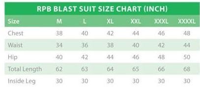 Combinaison de protection en nylon ultralégère et résistante - dos en coton respirant - RPB Safety 07-755_2