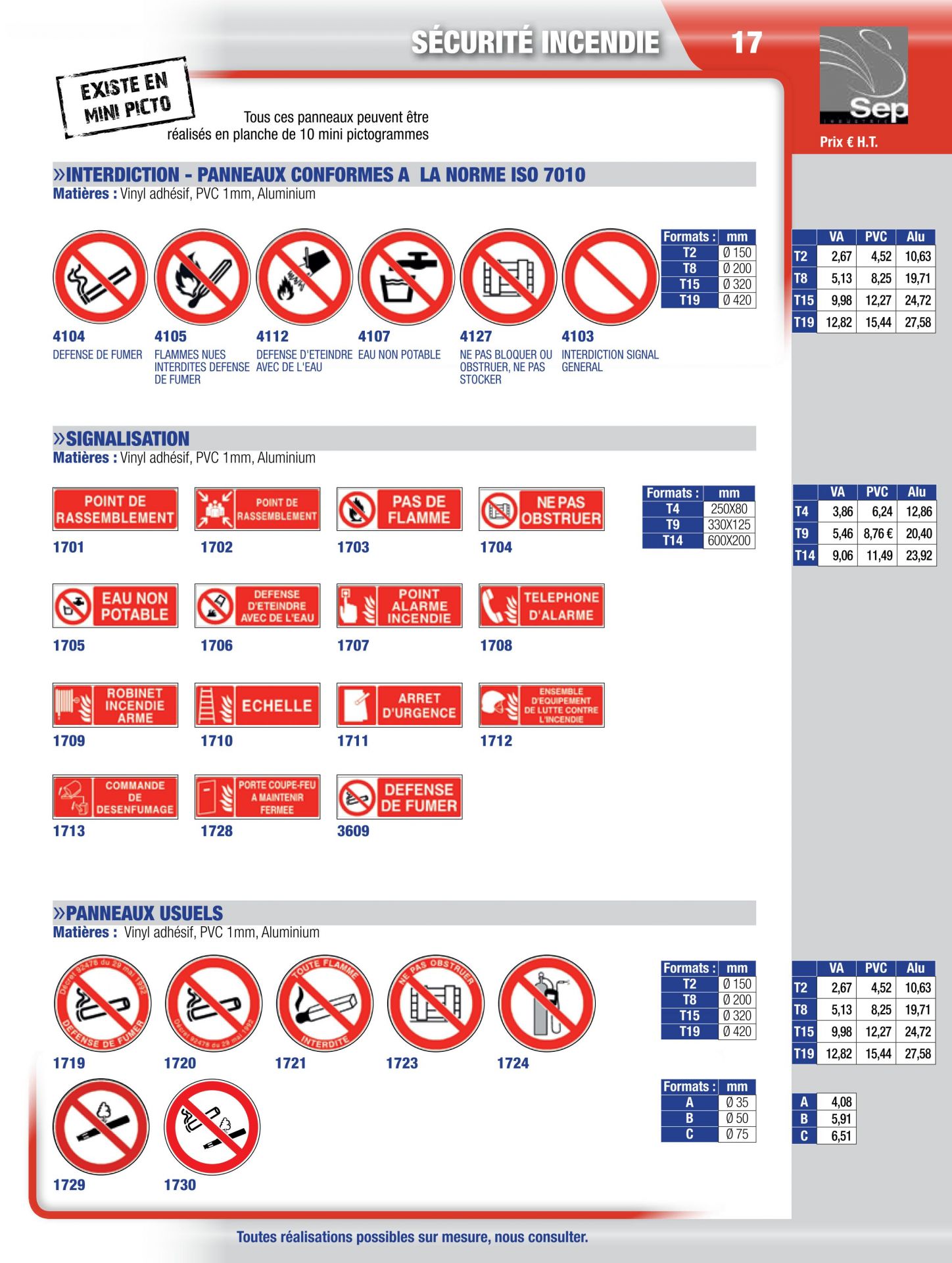 Panneau de signalisation de securite incendie_2