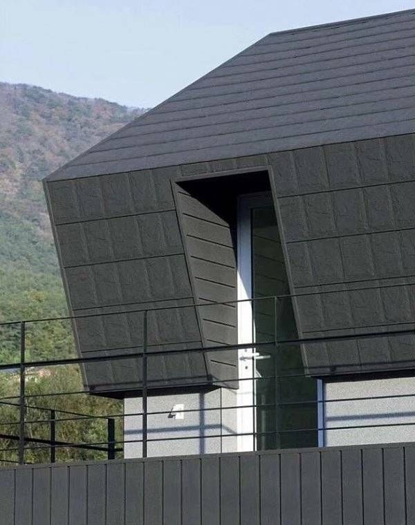 Panneaux d'ardoises métalliques - Revêtement thermolaqué ou pierre naturelle - METROTILE® interlock iSLATE_3