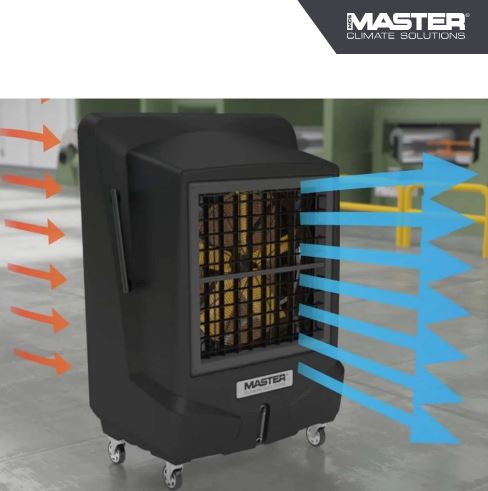 Rafraîchisseur par évaporation portable - Master BC 221 pour usine, hangar ou atelier_2