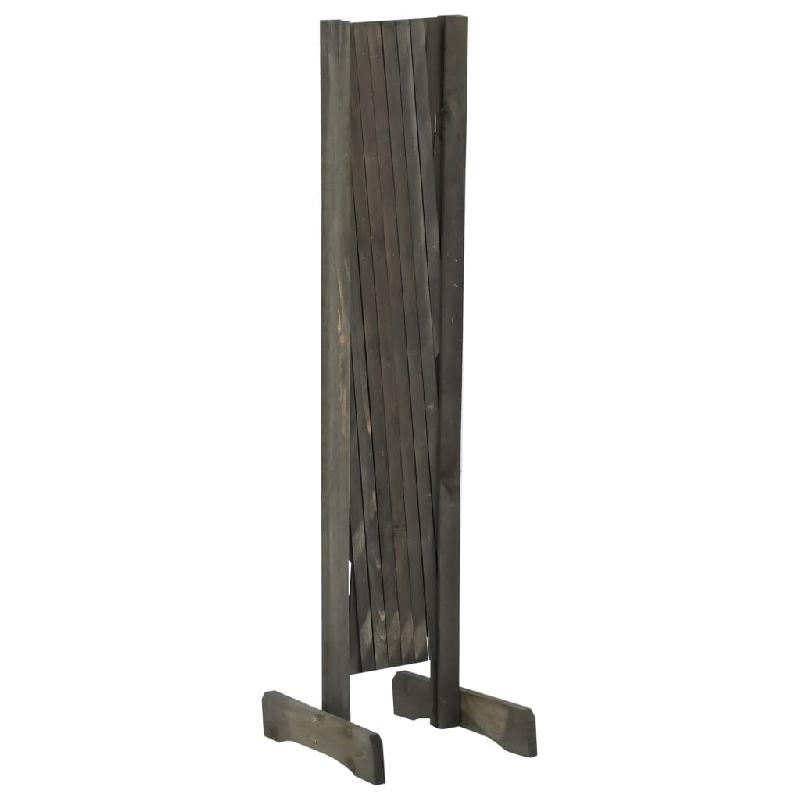 Vidaxl clôture en treillis de jardin gris 120x90 cm bois de sapin 314825_2