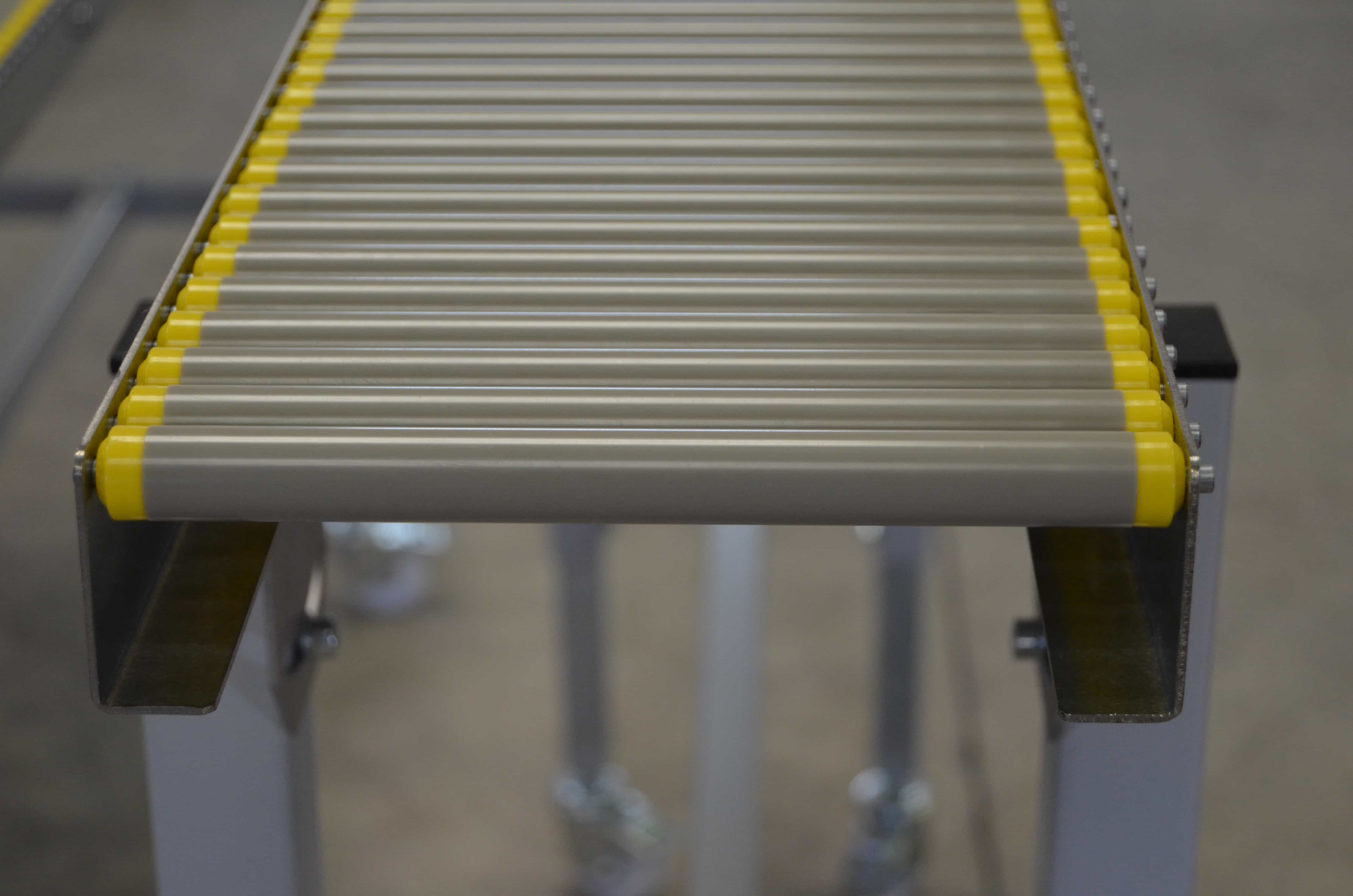 Convoyeur à rouleaux libres et transporteur à bande - acier zingué et galvanisé - préparation de commandes_2