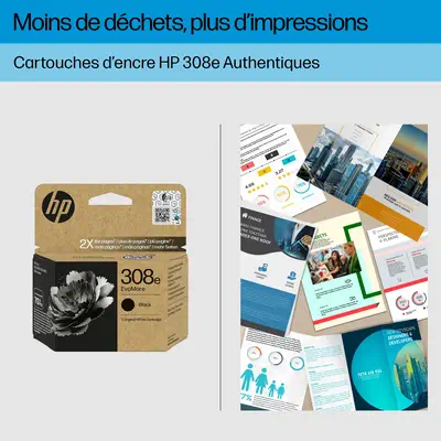 HP 308e Cartouche dencre authentique Noir EvoMore_2