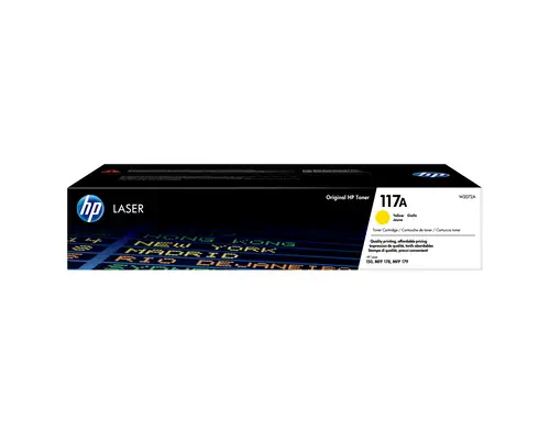 Cartouche de toner laser authentique HP 117A, jaune_2