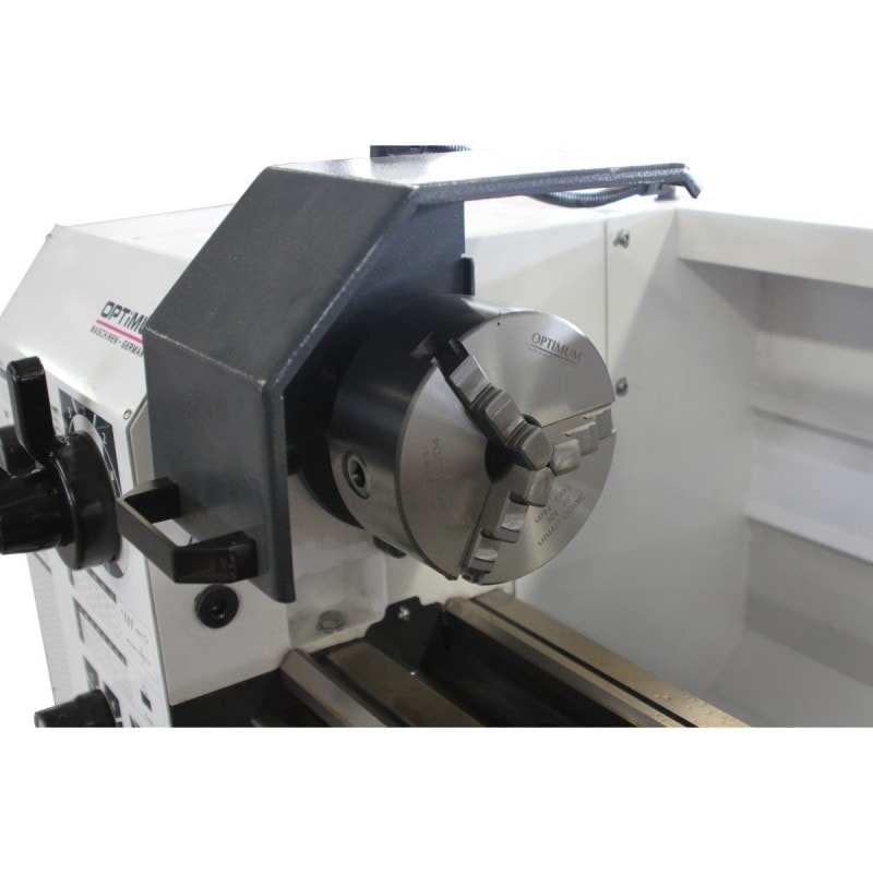 Tour à métaux Optimum TM 3310 - 3403020 - entièrement équipé avec boîte de vitesses et avances mécaniques_2