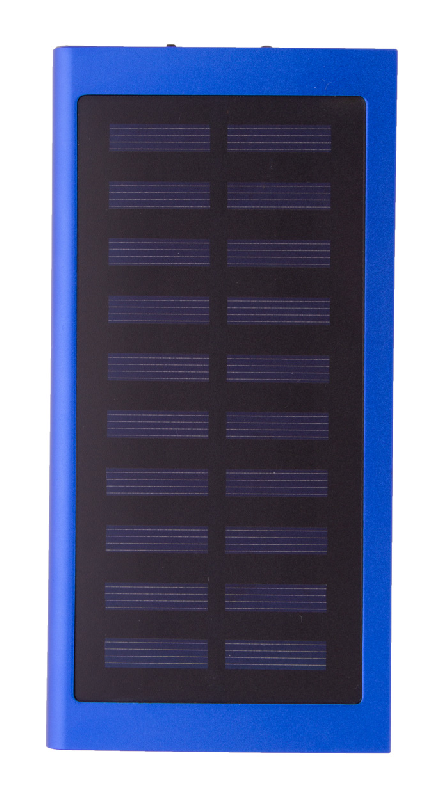 Power Bank - Boîtier en aluminium recyclé avec chargeur solaire intégré et batterie 4000 mAh_2
