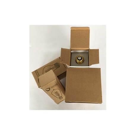 Pack de 3 ampoules vintage LED E27 4W - Style Edison R80 avec filaments visibles_2