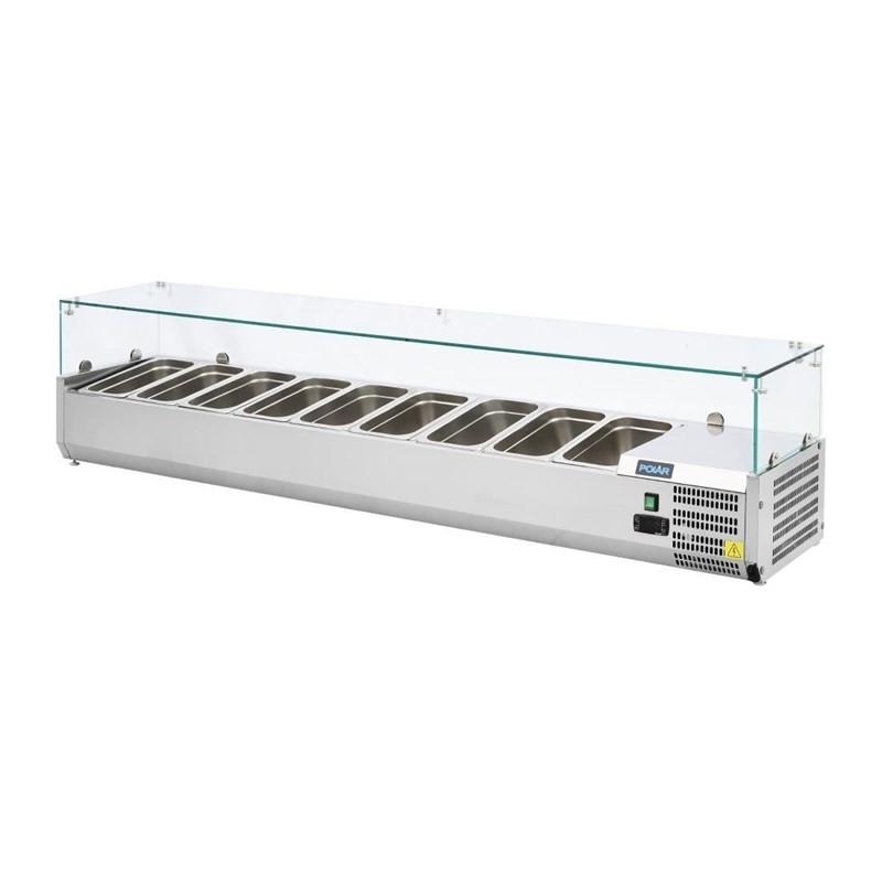 Saladette réfrigérée 9 bacs GN 1/3 Série G GD878 Polar_2