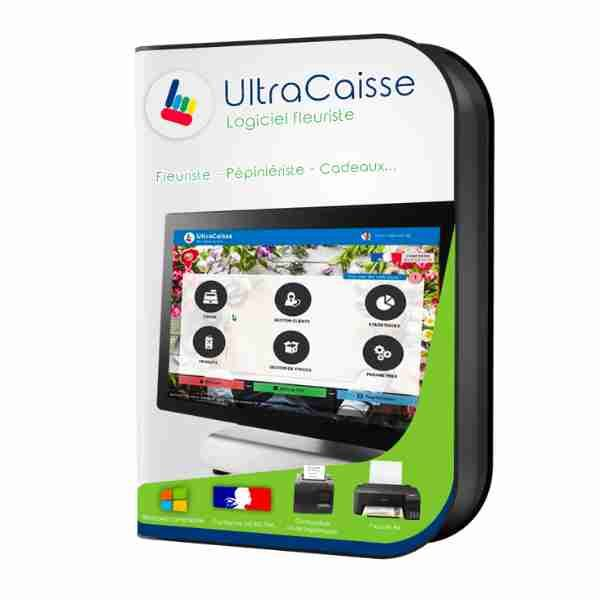Caisse enregistreuse tactile robuste et performante pour fleuristes et horticulteurs - Pack reconditionné AURES YUNO_2