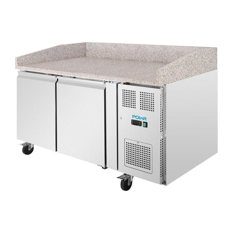 Comptoir à pizza 2 portes avec dessus en granit Série U 428L UA081 Polar_2
