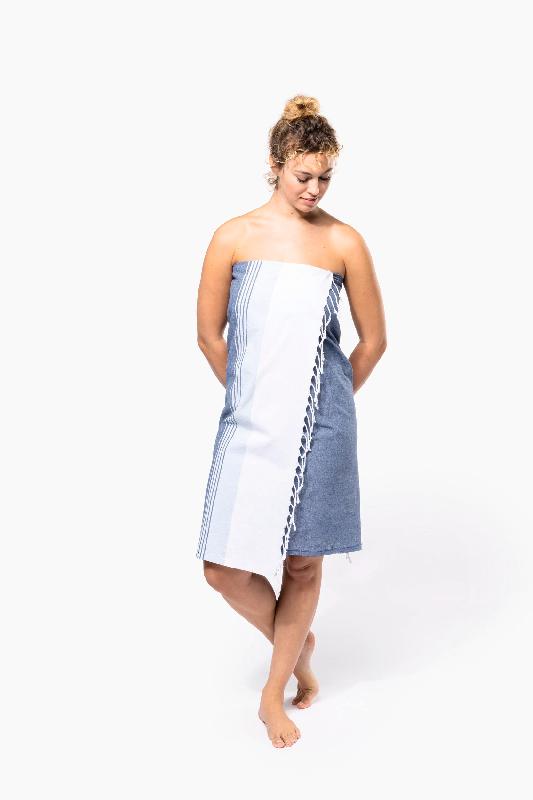 Fouta à rayures - Réf: K134 - 100% coton - 170 x 90 cm - Kariban_2